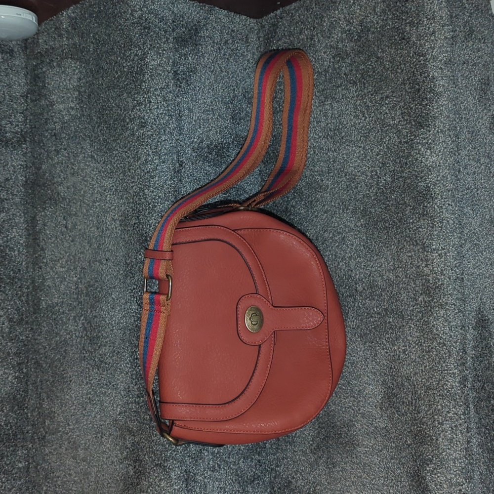 Universal Thread Red Crossbody Bag with Multicolor Strap
